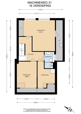 Floorplan - Machineweg 31, 1432 EL Aalsmeer